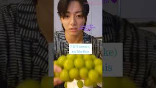Learn korean with Jungkook
