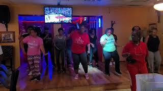 Stayin Alive Line Dance - Performed by the Elusive Ladies & Class