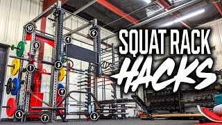 10 Squat Rack Hacks for Home Gym & Beyond!