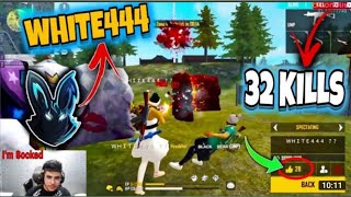 White 444 vs 48 player With 32 kill || Syblus schoked after watching the game || Free Fire||