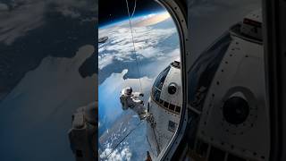 Never seen footage of astronaut #!spacewalk!  🚀🌌