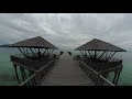 Batu-Batu Resort, Tengah Island (Pulau Tengah), Mersing, Johor. walk through during low tide