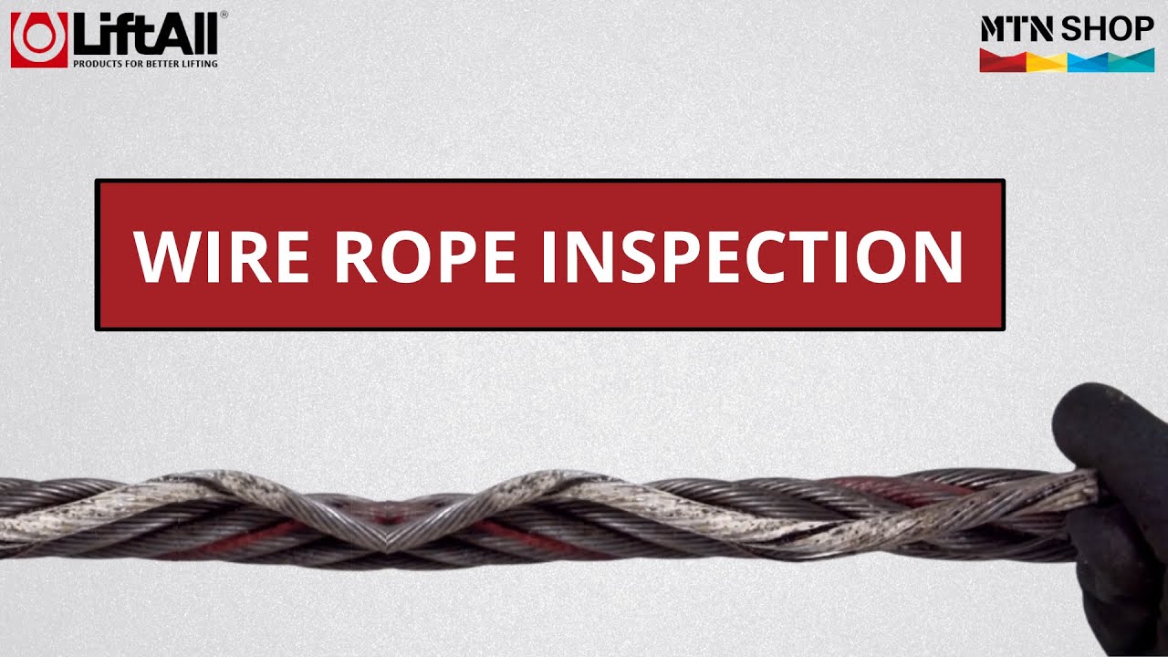 Lift All Wire Rope Sling How To Inspect For Damage Youtube