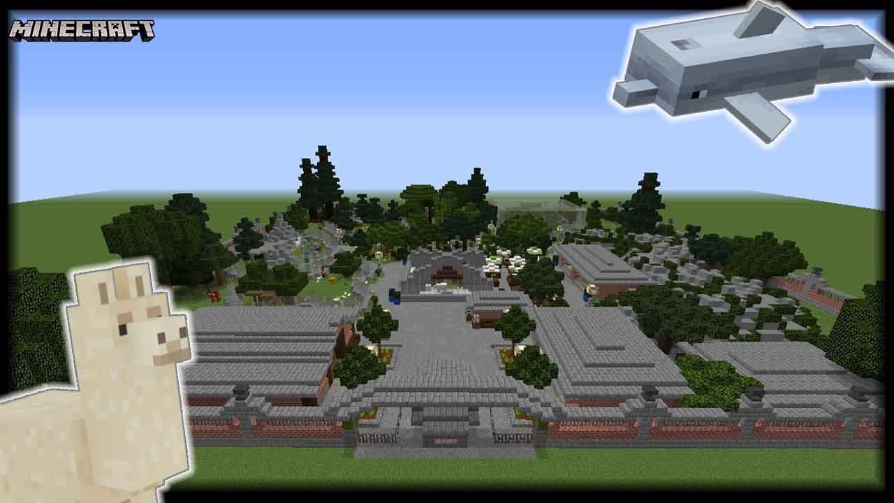 Minecraft How To Build A Zoo Youtube
