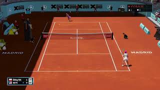 I. Świątek vs M. Keys [Madrid 24]| SF | AO Tennis 2 Gameplay #aotennis2 #AO2