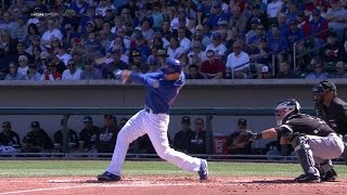 CWS@CHC: Rizzo singles home two to open the scoring