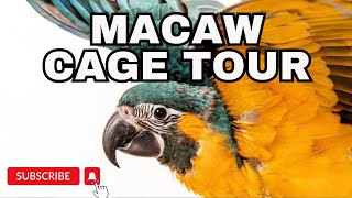 Setting Up Large Cages For Pet Birds! MACAW CAGE TOUR