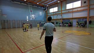 Madona/Ērgļi vs VEF. LJBL. Teikas 1. vidusskolā. 06.01.2019. Pirmā ceturtdaļa.