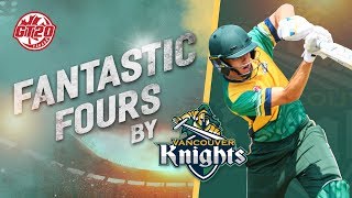Fantastic fours | Vancouver Knights Vs Toronto Nationals | Match 1 Highlights  | GT20 Canada 2019