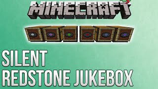 Minecraft: Silent Redstone Jukebox Tutorial (Redstone Advent Calendar)