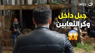 الاسد دخل وكر الضباع وعرفهم انه كبير الغابه 😱