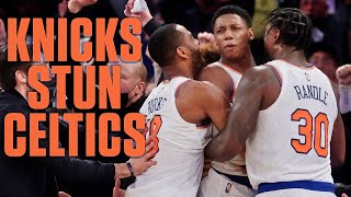 Knicks make HISTORIC COMEBACK and beat Celtics at the buzzer 👀 | Full Game Highlights