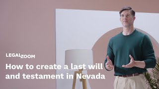 How to create a last will and testament in Nevada