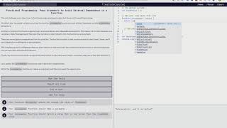 Functional Programming: Pass Arguments to Avoid External Dependence in a Function