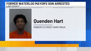 Former Waterloo Mayor’s son arrested as suspect in $10,000 robbery