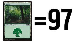 Commander Deck With 97 Forests