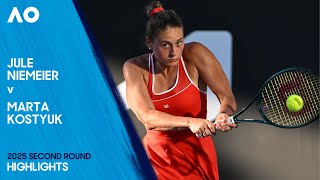 Jule Niemeier v Marta Kostyuk Highlights | Australian Open 2025 Second Round