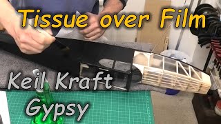 Keil Kraft Gypsy Build Series - Pt 17: Fuselage - Tissue over Laminating Film - 1949 by Bill Dean