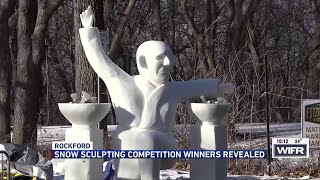 Community votes in snow sculpting competition, winners announced