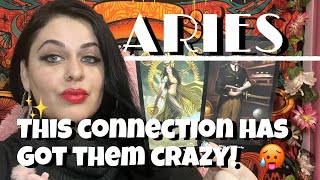 ✨Aries✨ This connection has got them CRAZY! ￼Aries tarot reading. ￼