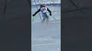 Slalom FIS Alpine Skiing La Parva Chile winner Lara Colturi Italy competing for Albania ski racing