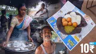 1₹/- Only | India's Cheapest Breakfast | No One Beat Their Quality \u0026 Quantity | Ram Babu Idli Hotel