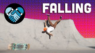 How to Bail & Fall Safely without pads, on flat, over gaps/stairs, transitions/ramps/Airs, Pro Tips