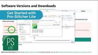 Getting Started with Pro-Stitcher Lite