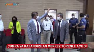 Çumra'ya kazandırılan merkez törenle açıldı