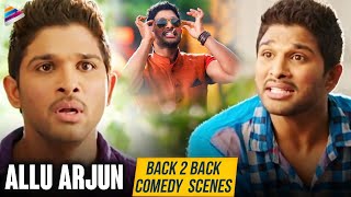 Allu Arjun B2B Best Comedy Scenes | Race Gurram Telugu Movie | Shruti Haasan | Brahmanandam