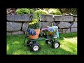 gorilla carts gor400 com steel garden cart with removable sides