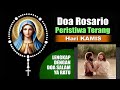 DOA ROSARIO 🔴 Peristiwa TERANG ( Hari KAMIS ) - LENGKAP dengan DOA SALAM YA RATU | Doa Katolik