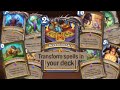 that time the best deck in hearthstone was just random cards