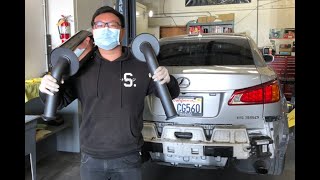 HKS AXLE BACK + INVIDIA MID PIPE INSTALL || LEXUS IS 350