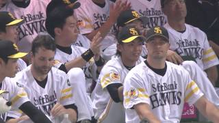 ソフトバンクホークス クライマックスシリーズ優勝の瞬間 胴上げ 20141020