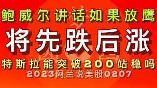 [阿兰美股盘中直播]  特斯拉及美股大盘小幅横盘，等鲍威尔讲话后选择方向，如果偏鹰，我们该如何操作？ 提问按顺序解答（会员优先） #tsla #ixic *每天纽约时间：上 午11.45分盘中直播