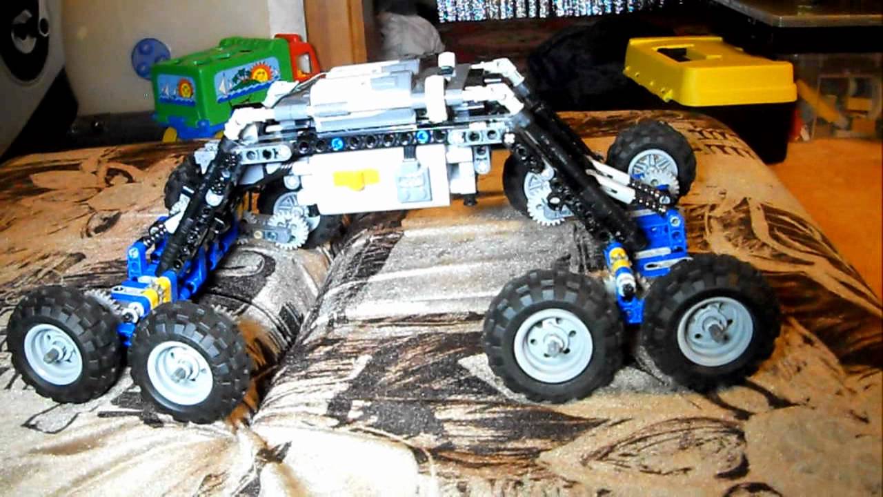 8WD LEGO Climber: Up A Step - YouTube