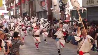 國士舞双　～2016高知よさこい祭り・本祭2日目(はりまや橋競演場)