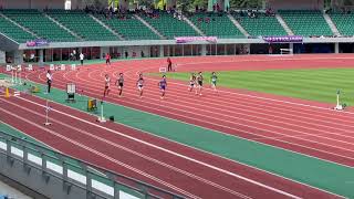 第76回　国民体育大会陸上競技長崎県予選会　成年男子100m準決勝　松尾　11秒28 (-0.9)