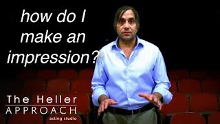 FREE ACTING LESSON: Making An Impression