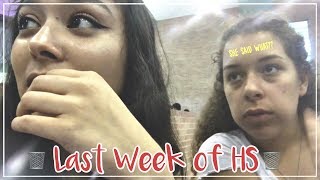 LAST WEEK OF HIGH SCHOOL EVER (there was almost a fight) | Vlog
