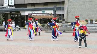 土淵伝統さんさ踊り保存会 盛岡駅前おもてなしさんさ 2017.7.15