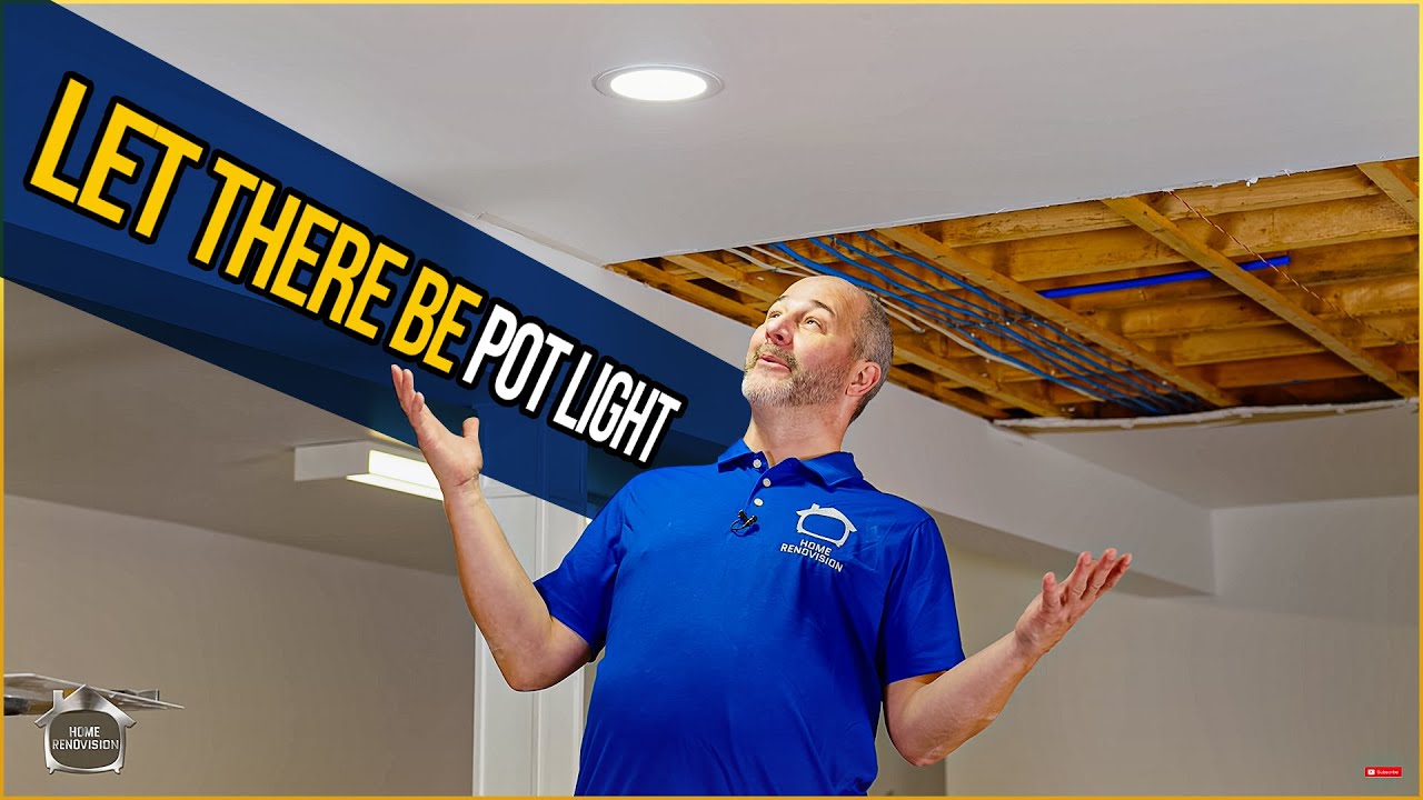 How To Install LED Pot Lights In a Finished Ceiling | DIY