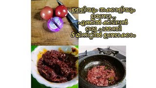 വെറും 5 മിനിറ്റിൽ ഒരു ടൊമാറ്റോ ചട്നി#easytomatochutney @CreativeVibes-xl9qx