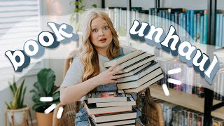 ANOTHER BIG BOOK UNHAUL \\ 70 books! ✨ clearing out my shelves because my reading taste has changed?