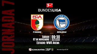 Partido completo:  Augsburgo vs Hertha Berlin | Bundesliga Jornada 7