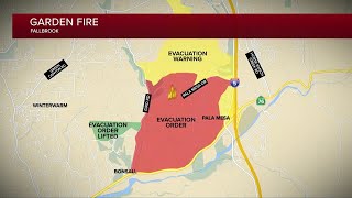 Brush fire prompts evacuations in Fallbrook