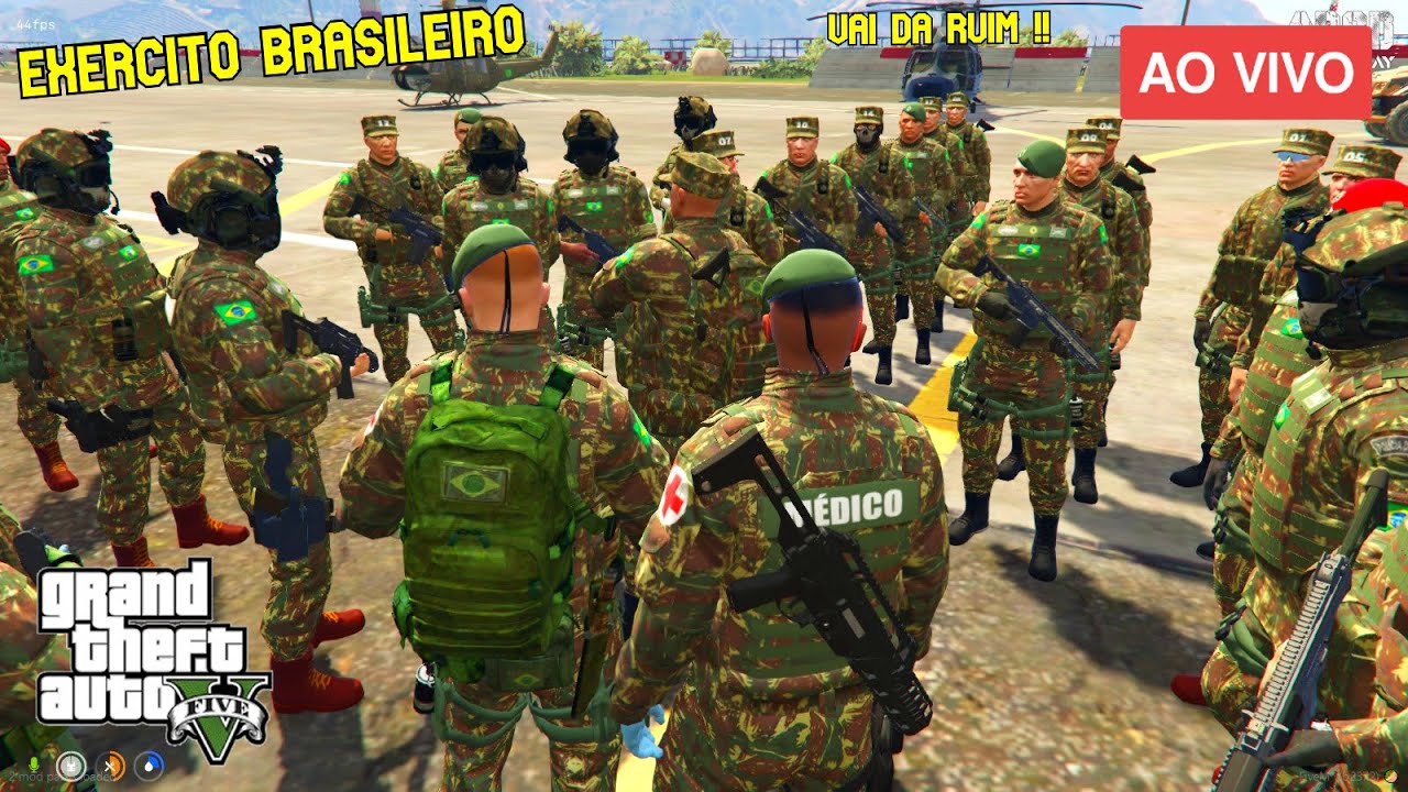 рџџўlive Gta 5 Rp Brasil Exercito Brasileiro Abcd Rp 28 Youtube