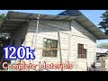 120K naka steel truss color roof na  full concrete house pa Ofw House Project / Simple Dream House