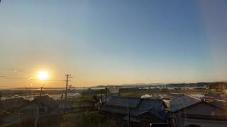 浜名湖の夕日タイムラプス撮影8 Lake Hamanako sunset time lapse8